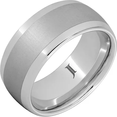 Serinium Men's Ring with Satin Center