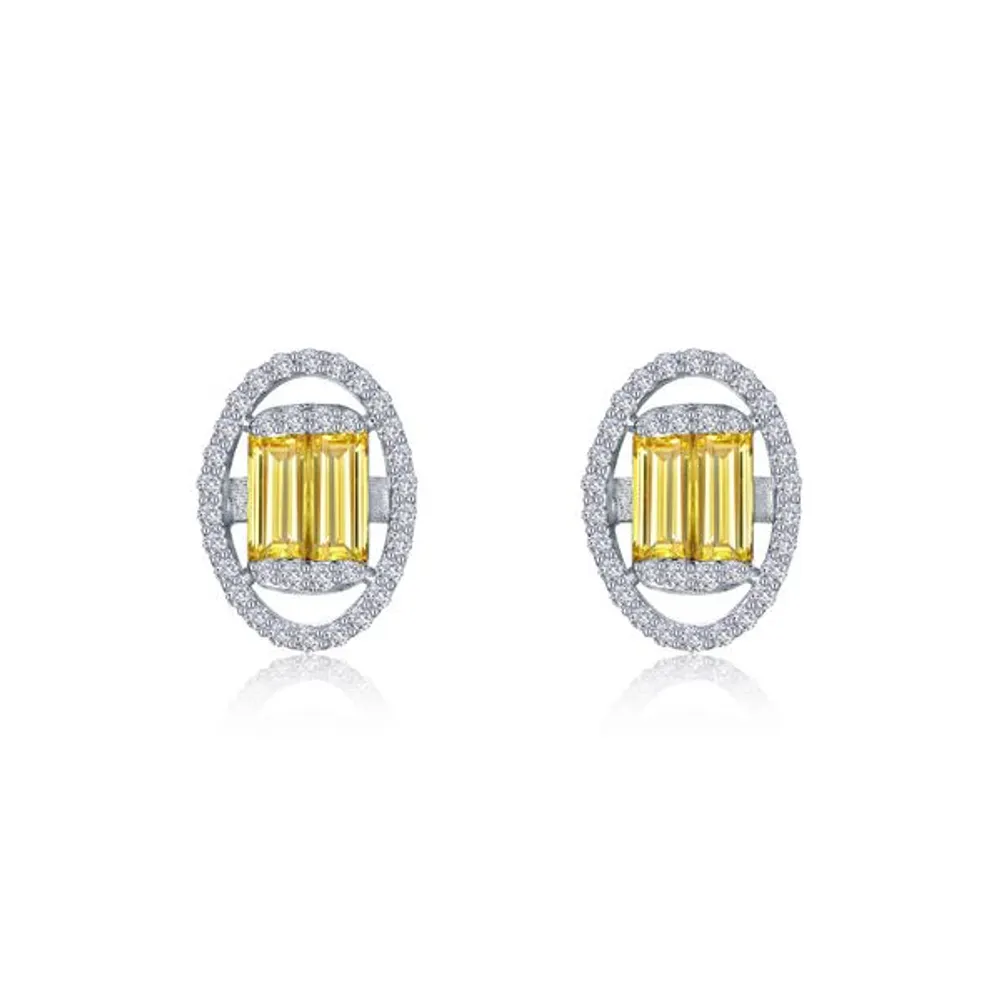 1.84 CTW Halo Stud Earrings