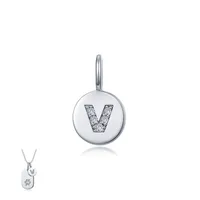 Letter V Charm