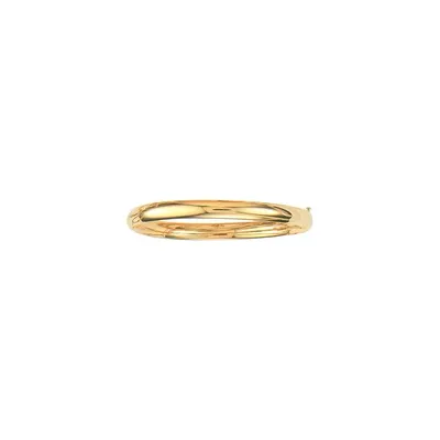 14K Gold Polished 6mm Bangle