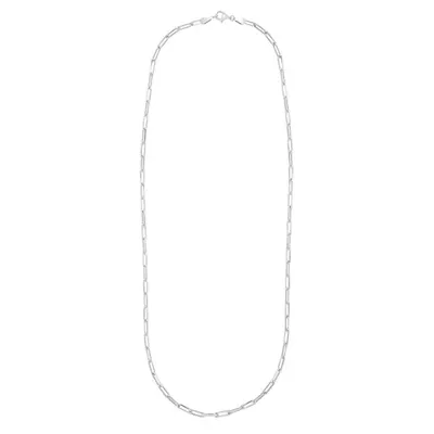 Silver 3mm Paperclip Chain