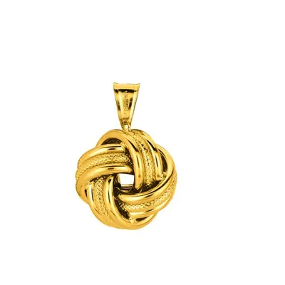 14K Gold Medium Love Knot Necklace