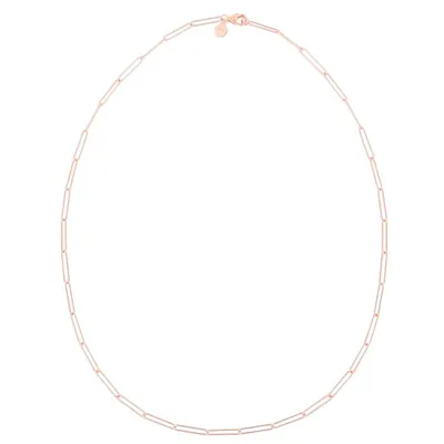14K Lungo Paperclip Chain Necklace