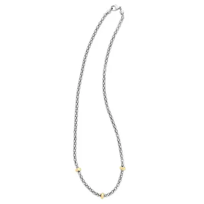 Popcorn Yellow Station Necklace