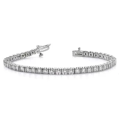 White Gold Tennis Bracelet