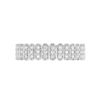 The Abacus with White Diamonds in White Gold