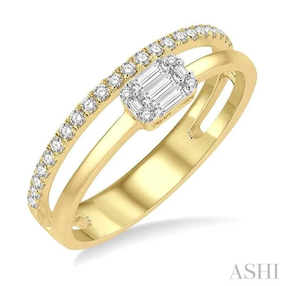 Yellow & White Gold Fashion Ring