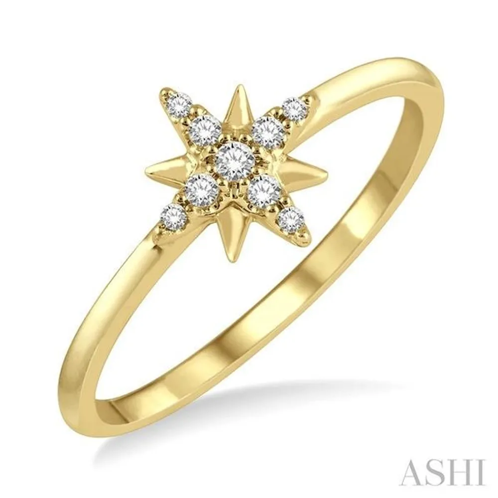 Star Ring Gold, Gold Star Ring, 14K Star Ring, Gold Diamond Ring, Diamond  Ring, Star Shape Ring, Gold Ring, 14K Gold Ring, Size 5.75 - Etsy