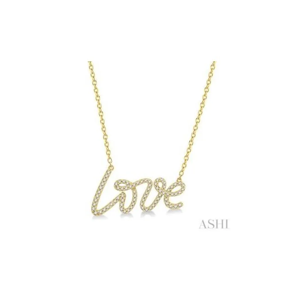 DIAMOND LOVE NECKLACE