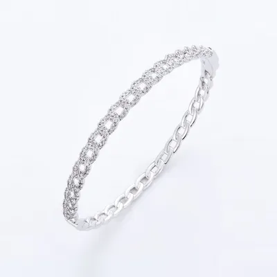 Cuban Chain Bangle Bracelet