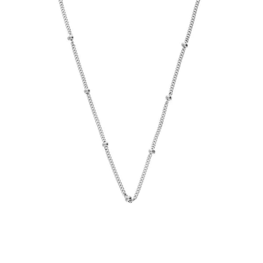 The Bead Chain in White Gold