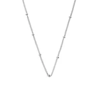 The Bead Chain in White Gold