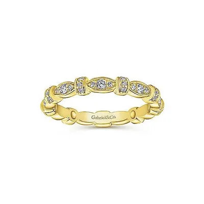 Geometric Stackable Diamond Ring