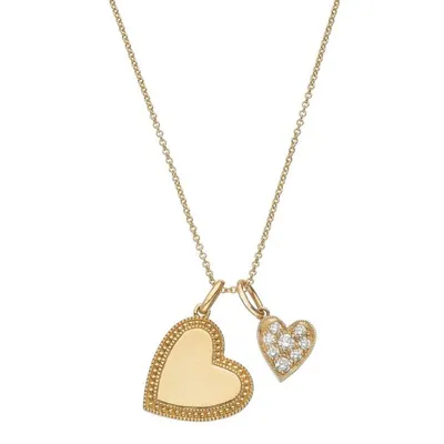 The P.S. Heart Charms Necklace