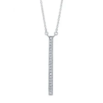 Diamond Bar Necklace