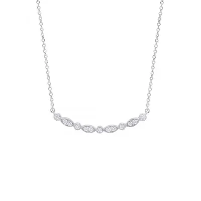 Diamond Bar Necklace