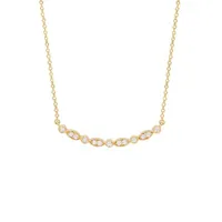 Diamond Bar Necklace