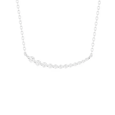 Diamond Bar Necklace