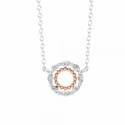 Diamond Circles Necklace