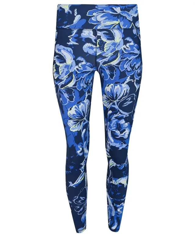 Sweaty Betty Power Workout Colour Curve Leggings, Lightning Blue/Navy, £88.00