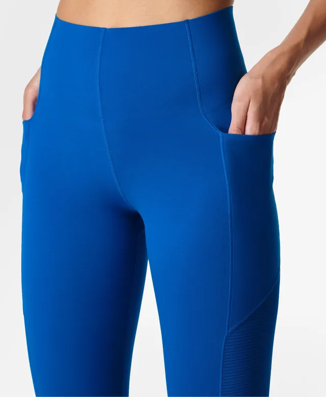 Oxford high-rise leggings in blue - The Upside