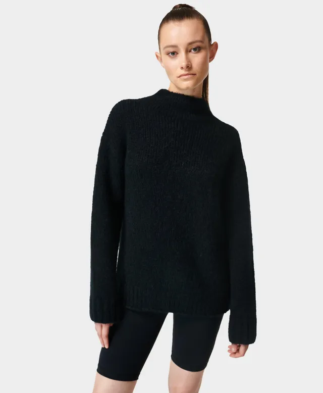 Sweaty Betty Brushed Boucle Funnel Neck Sweater