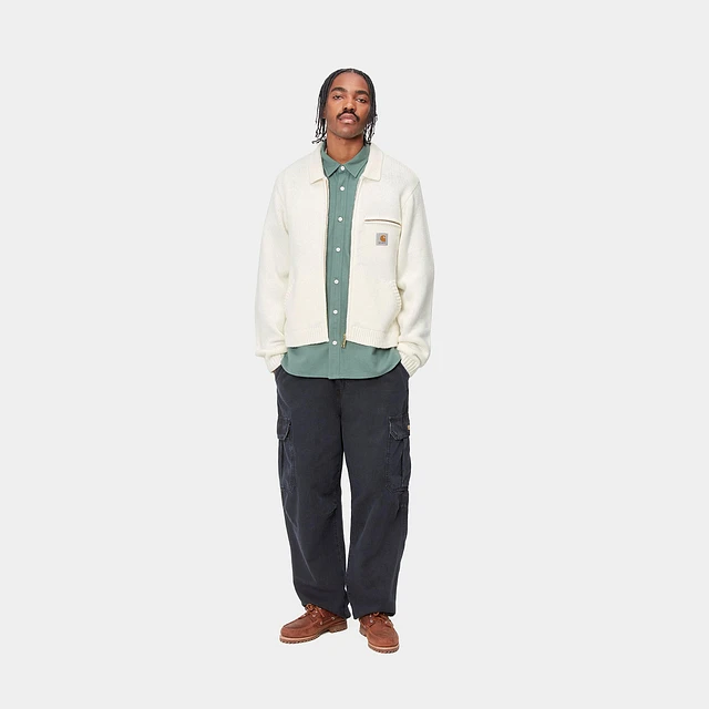 Carhartt WIP Detroit Knit Jacket (75/15/10% Acrylic/Wool/Nylon, 3 