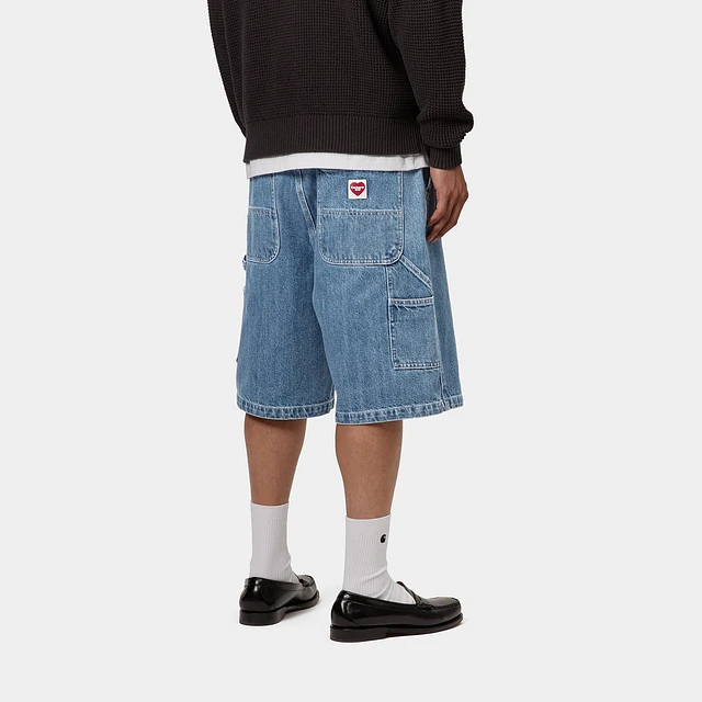 Carhartt WIP Nash Single Knee Long Short (100% Cotton Denim, 11 oz 