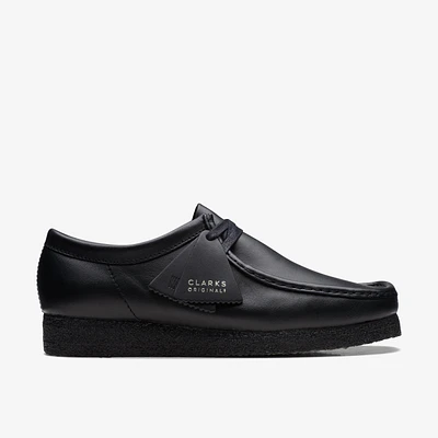 Wallabee Black Leather