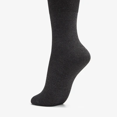 Solid Dress Crew Sock