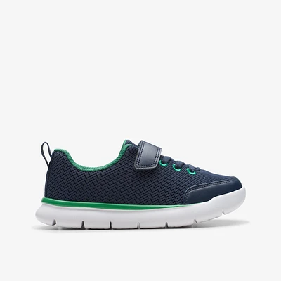 Hoop Run Kid Navy Synthetic