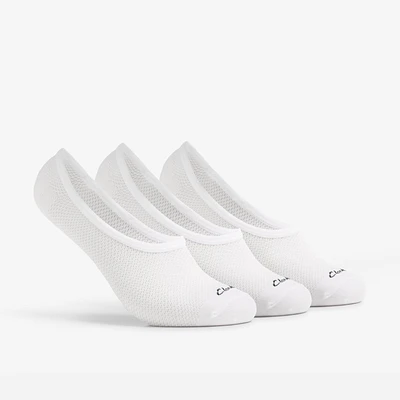 3 pack Liner Socks White