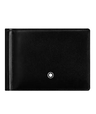 Meisterstück Leather Wallet with Money Clip