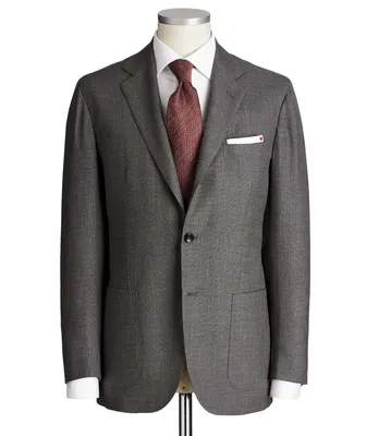 Contemporary Fit Wool-Cashmere Suit