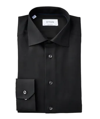 Contemporary-Fit Twill Dress Shirt