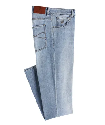 Skinny-Fit Stretch-Cotton Jeans
