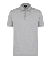 Slim-Fit Silk-Cotton Jersey Polo