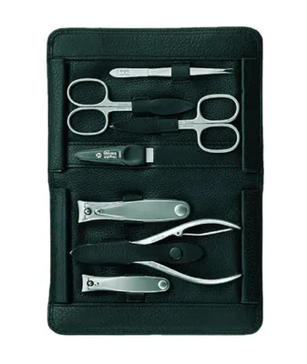 Imantado XL 7pc Manicure Set In High Quality Leather Case
