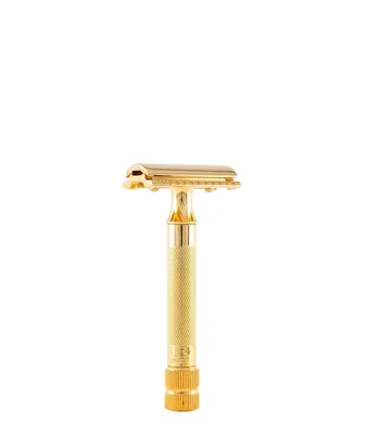 Double Edge Safety Razor, Gold-Plated