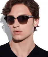 River Vintage-Style Square Frame Sunglasses