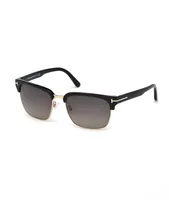 River Vintage-Style Square Frame Sunglasses