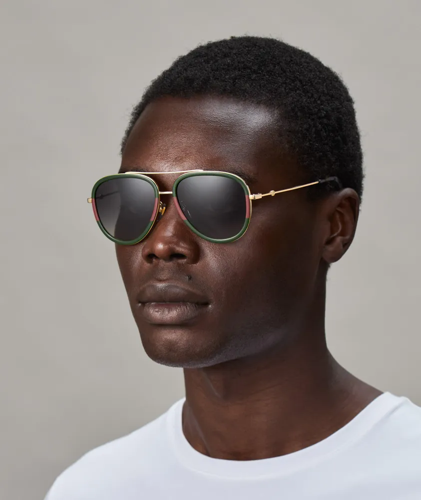 Aviator Frame Sunglasses