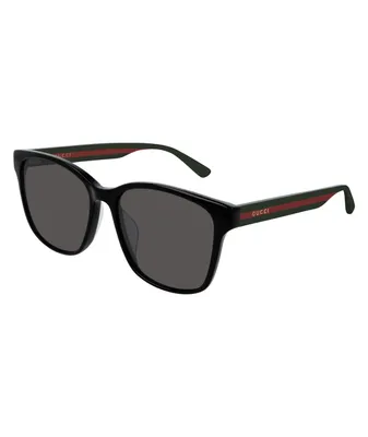 Shiny Web Classic Square Sunglasses