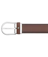 Horseshoe Buckle 35 mm Leather Belt