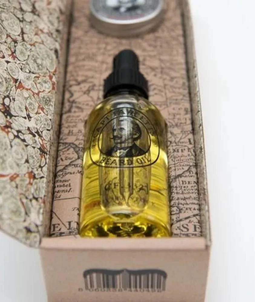 Beard Oil & Moustache Wax Gift Set