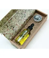 Beard Oil & Moustache Wax Gift Set