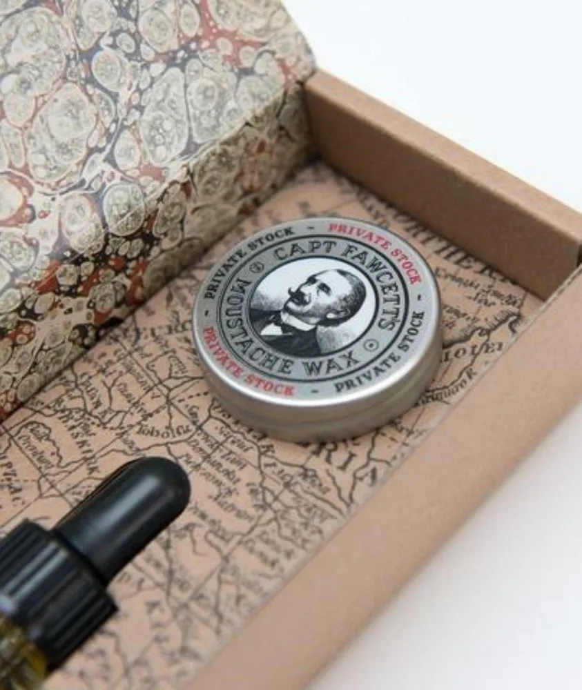 Beard Oil & Moustache Wax Gift Set