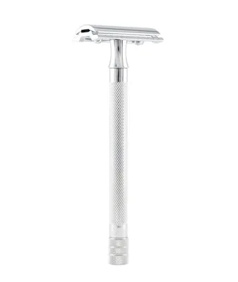  Double Edge Safety Razor, Straight Cut, Double Extra Long Handle