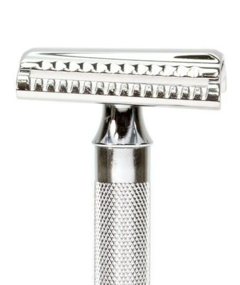  Double Edge Safety Razor, Slant Cut, Extra Thick Handle