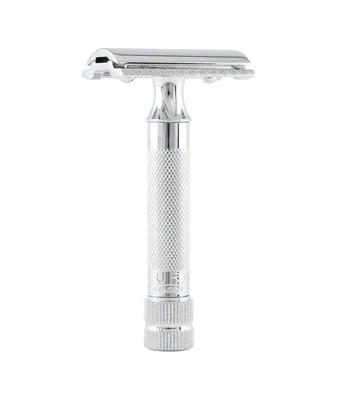  Double Edge Safety Razor, Straight Cut, Extra Thick Handle